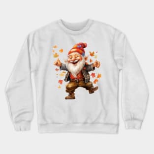 Autumn Happy Gnome #3 Crewneck Sweatshirt